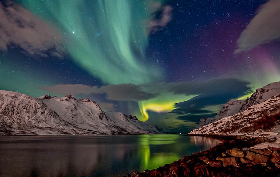 Auroras, Tromsø e Fiordes do Norte